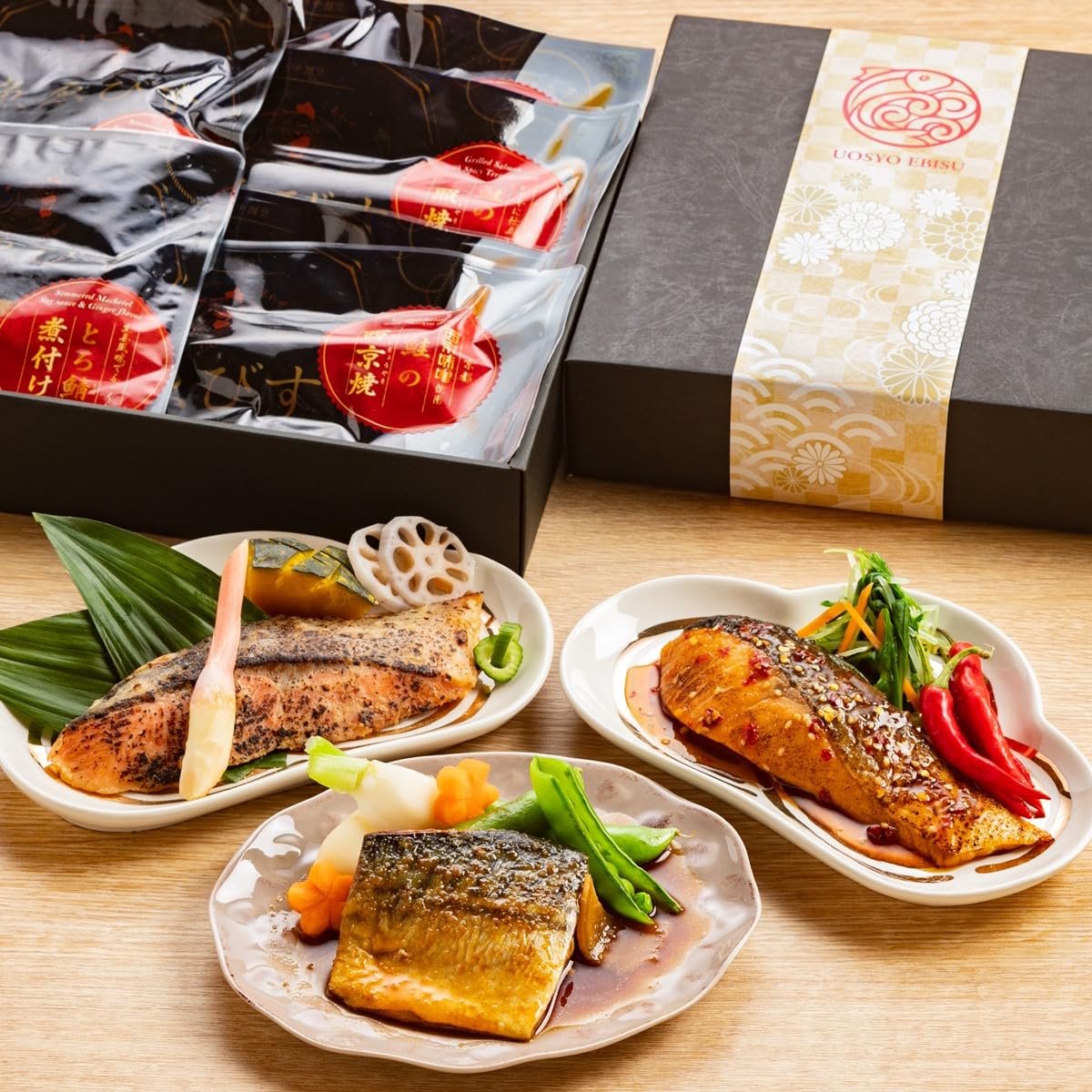 Amazon | 敬老の日ギフト 鮭の西京焼 とろ鯖煮付け 鮭の照焼 煮